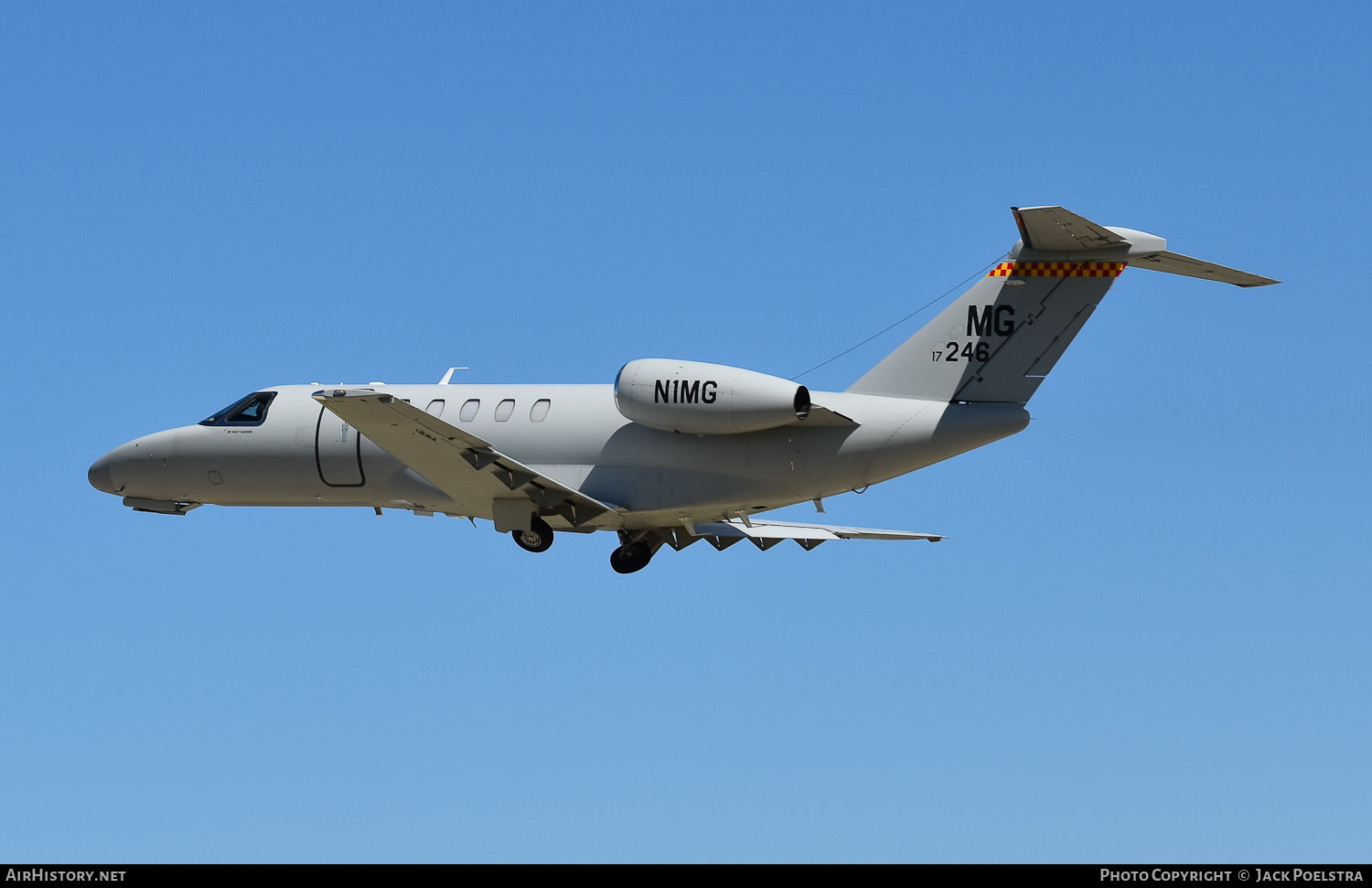 Aircraft Photo of N1MG / 17-246 | Cessna 525C CitationJet CJ4 | USA - Air Force | AirHistory.net #483358