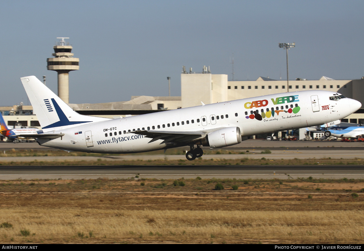 Aircraft Photo of OM-GTC | Boeing 737-430 | TACV Cabo Verde Airlines | AirHistory.net #483366