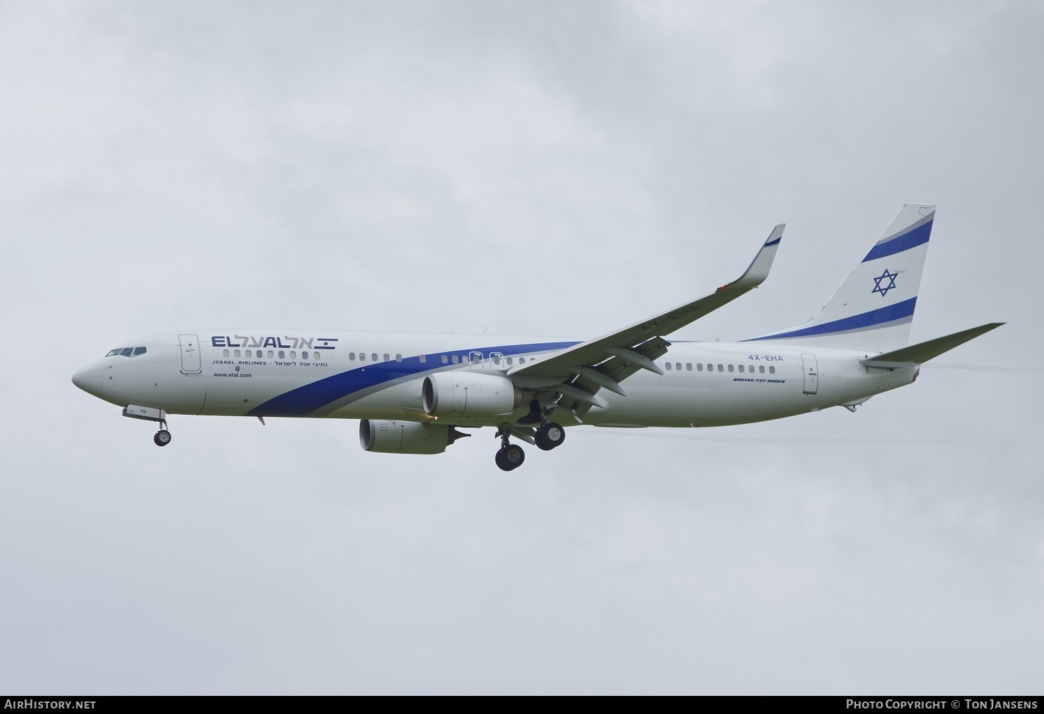 Aircraft Photo of 4X-EHA | Boeing 737-958/ER | El Al Israel Airlines | AirHistory.net #483375