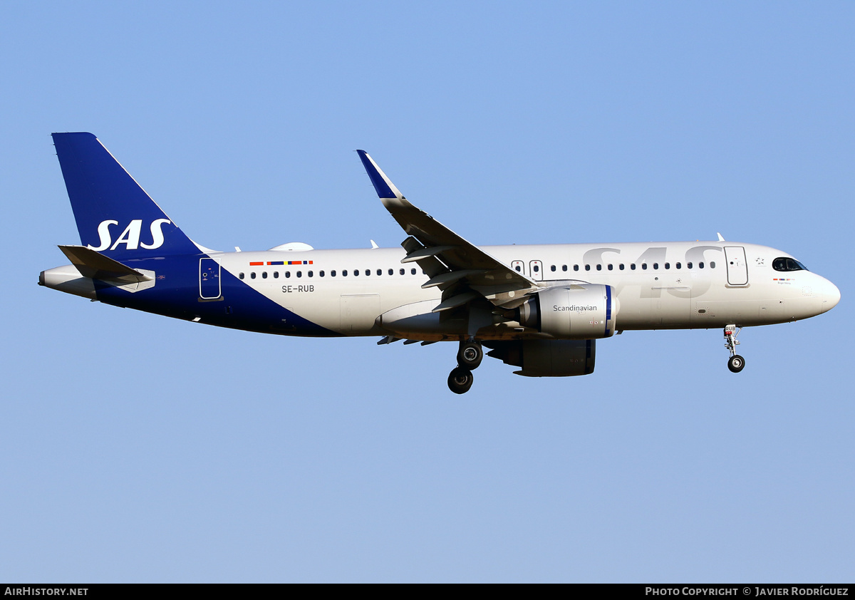 Aircraft Photo of SE-RUB | Airbus A320-251N | Scandinavian Airlines - SAS | AirHistory.net #483380