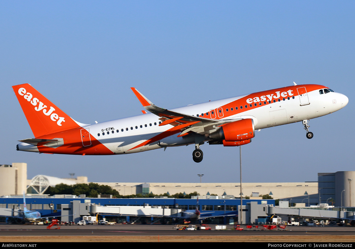 Aircraft Photo of G-EZWL | Airbus A320-214 | EasyJet | AirHistory.net #483384