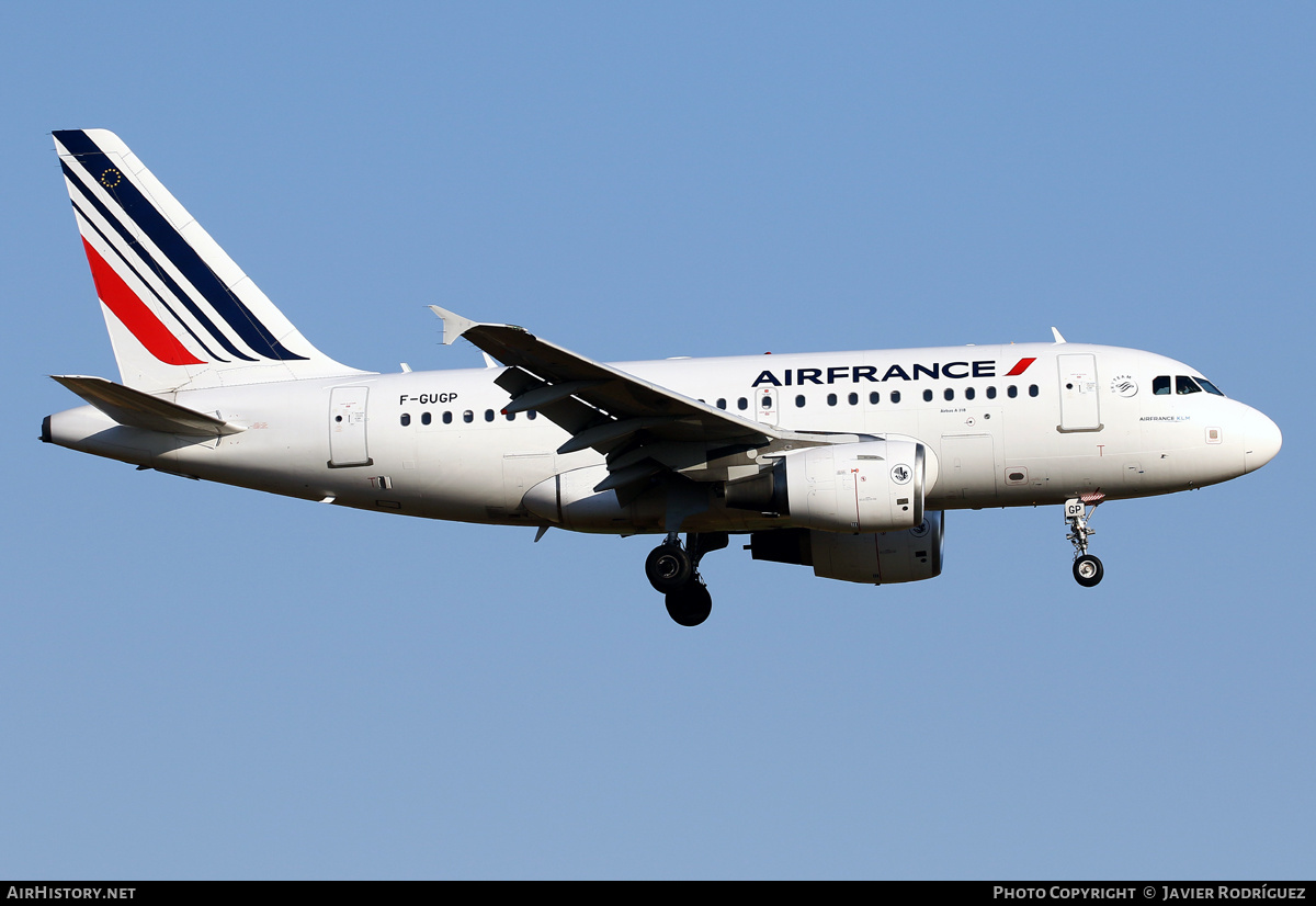Aircraft Photo of F-GUGP | Airbus A318-111 | Air France | AirHistory.net #483398