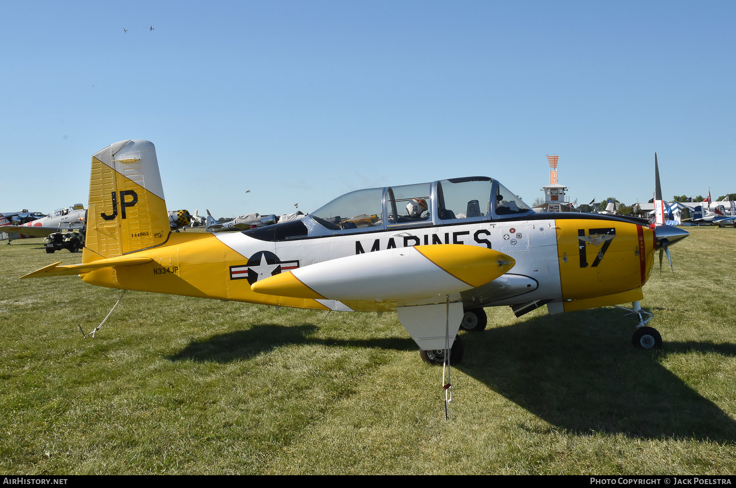 Aircraft Photo of N334JP / 144003 | Beech T-34B Mentor | USA - Marines | AirHistory.net #483405