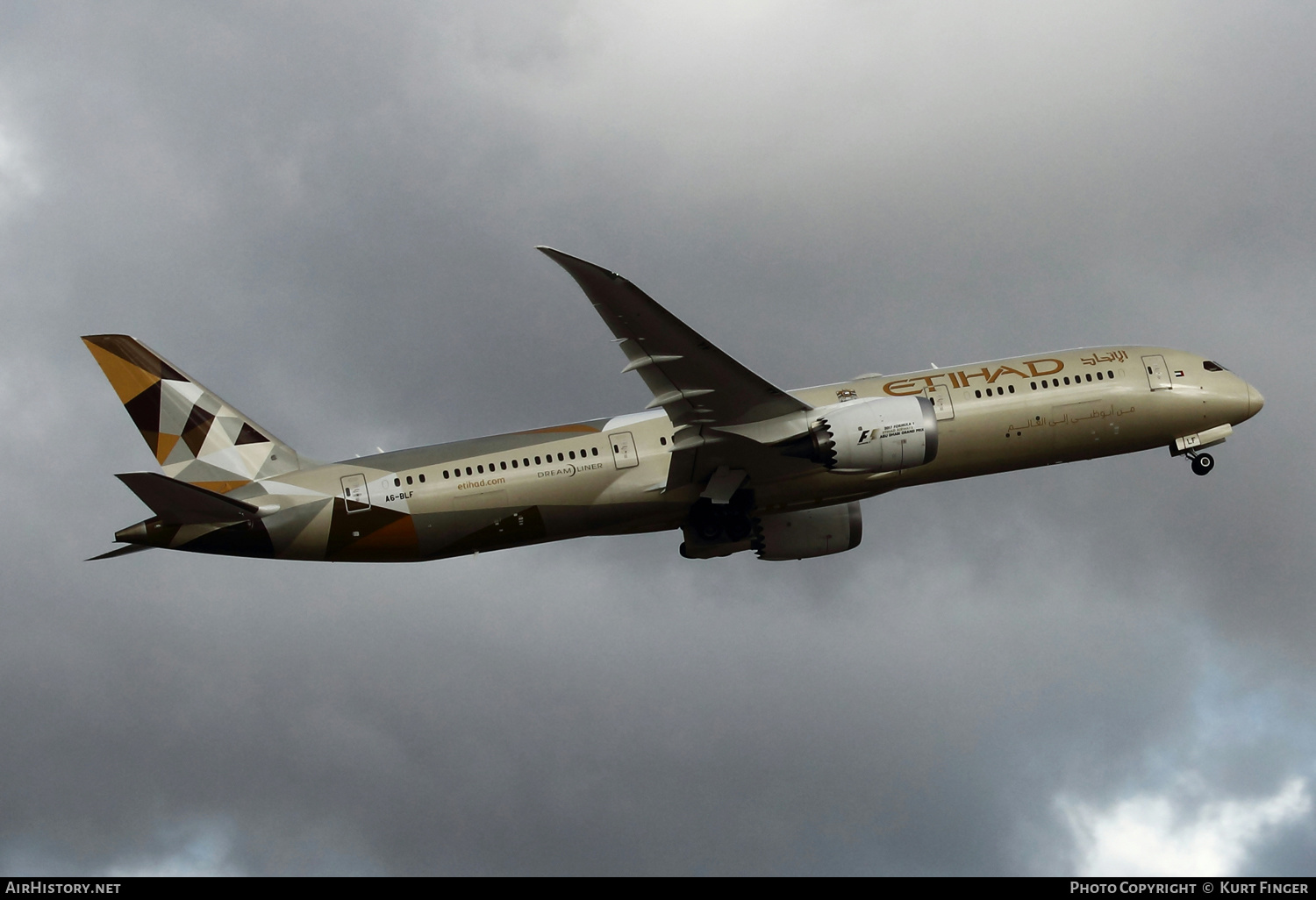 Aircraft Photo of A6-BLF | Boeing 787-9 Dreamliner | Etihad Airways | AirHistory.net #483414