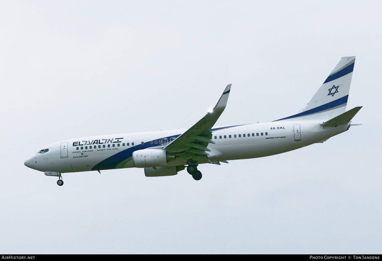 Aircraft Photo of 4X-EKL | Boeing 737-85P | El Al Israel Airlines | AirHistory.net #483420