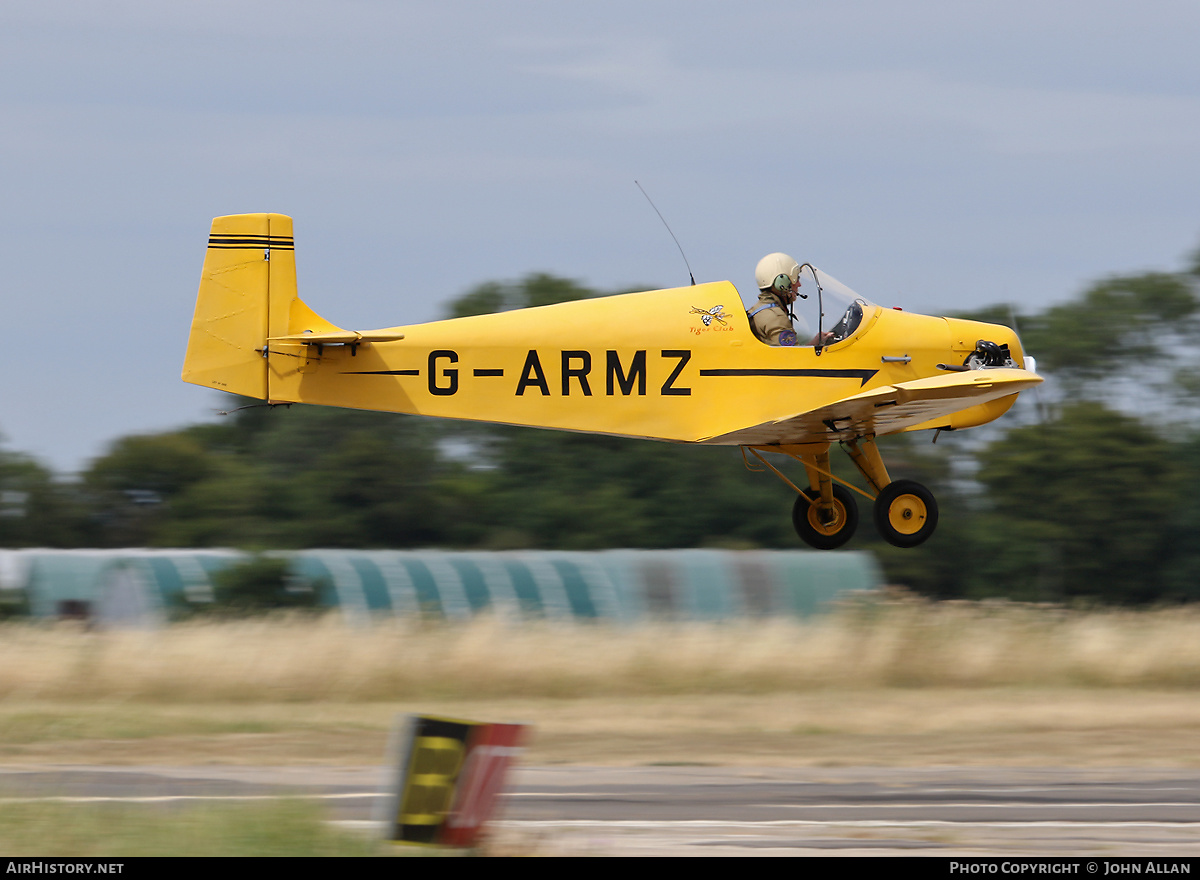 Aircraft Photo of G-ARMZ | Druine D-31 Turbulent | The Tiger Club | AirHistory.net #483424