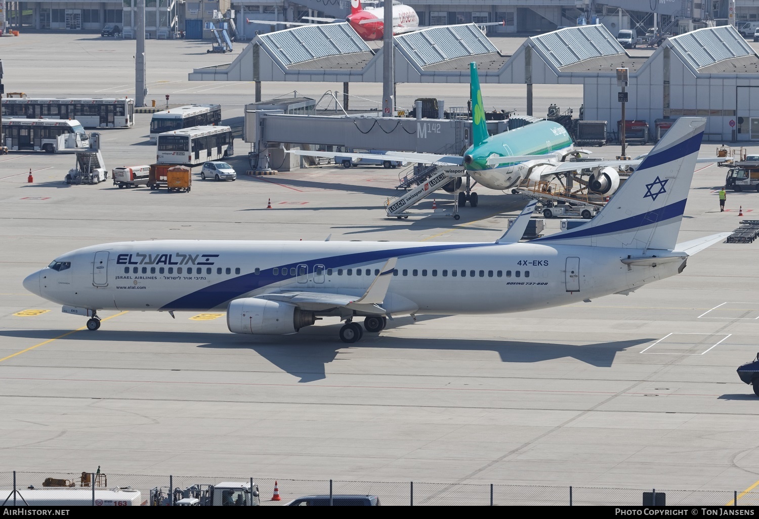 Aircraft Photo of 4X-EKS | Boeing 737-8HX | El Al Israel Airlines | AirHistory.net #483425