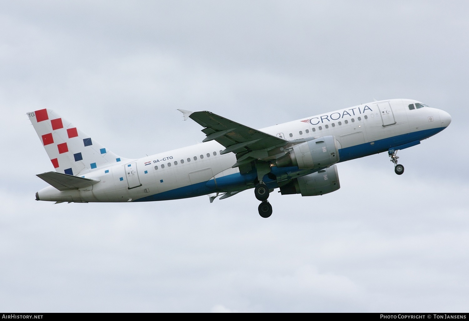 Aircraft Photo of 9A-CTG | Airbus A319-112 | Croatia Airlines | AirHistory.net #483442