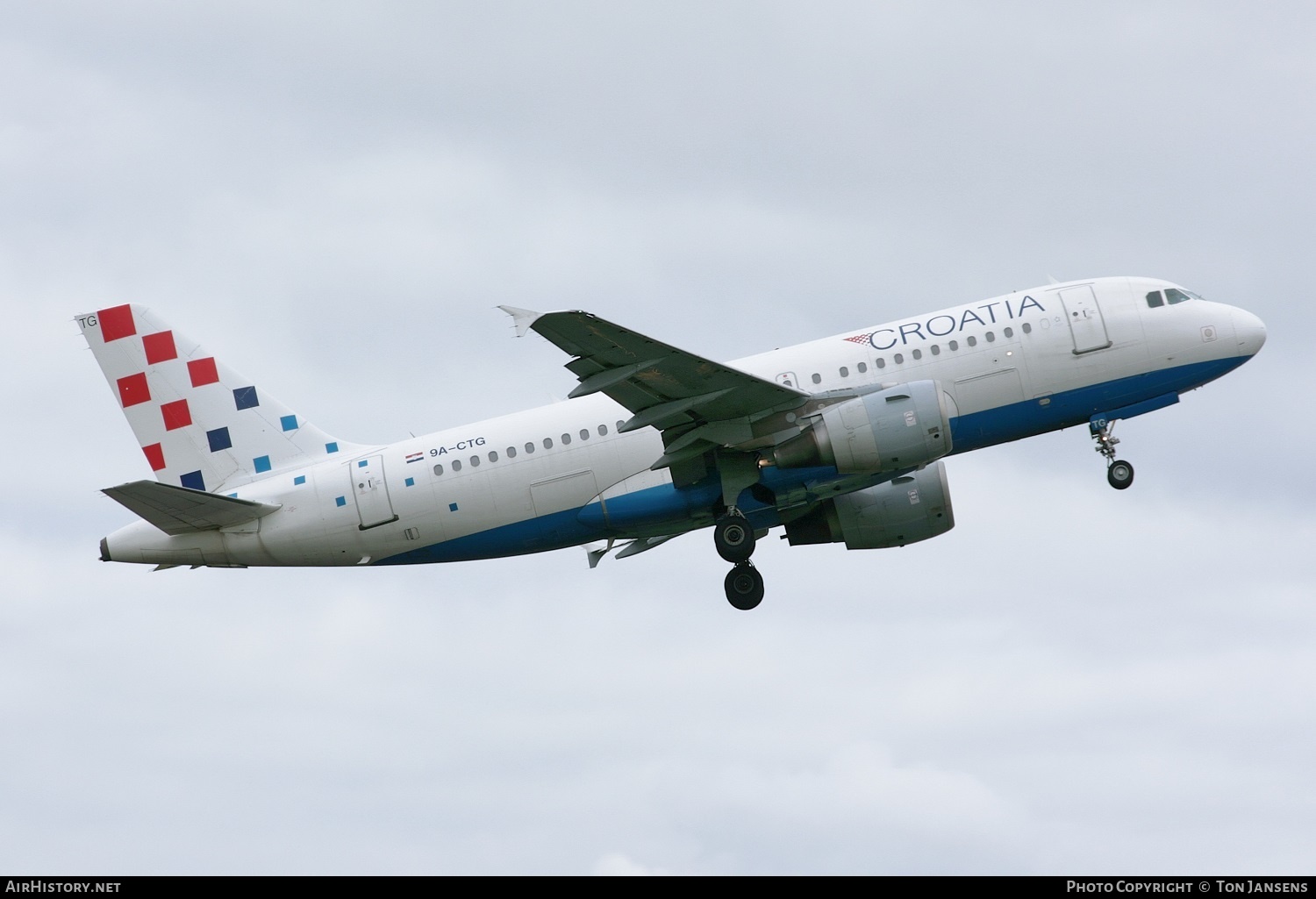 Aircraft Photo of 9A-CTG | Airbus A319-112 | Croatia Airlines | AirHistory.net #483442