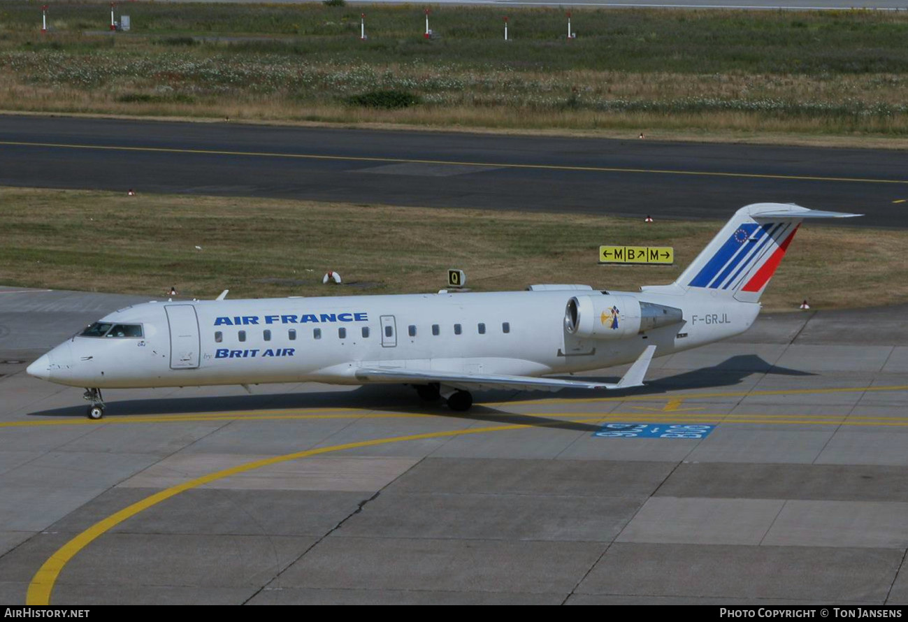 Aircraft Photo of F-GRJL | Bombardier CRJ-100ER (CL-600-2B19) | Air France | AirHistory.net #483449