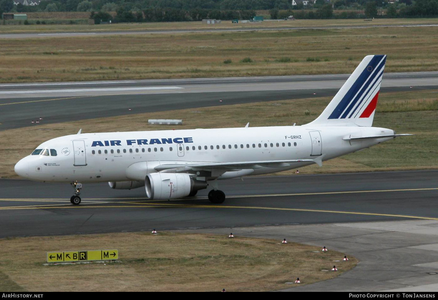 Aircraft Photo of F-GRHZ | Airbus A319-111 | Air France | AirHistory.net #483462