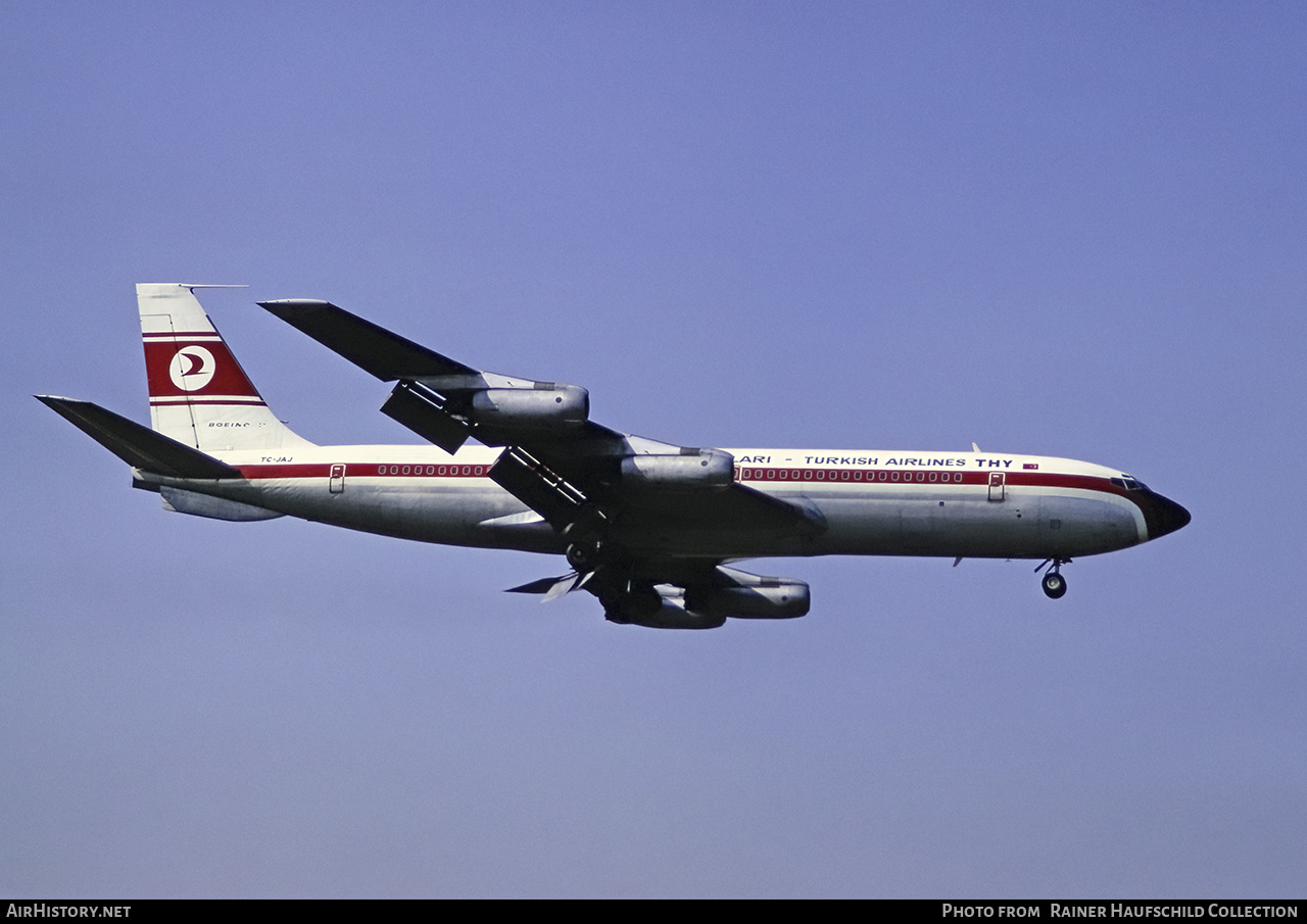 Aircraft Photo of TC-JAJ | Boeing 707-321 | THY Türk Hava Yolları - Turkish Airlines | AirHistory.net #483472