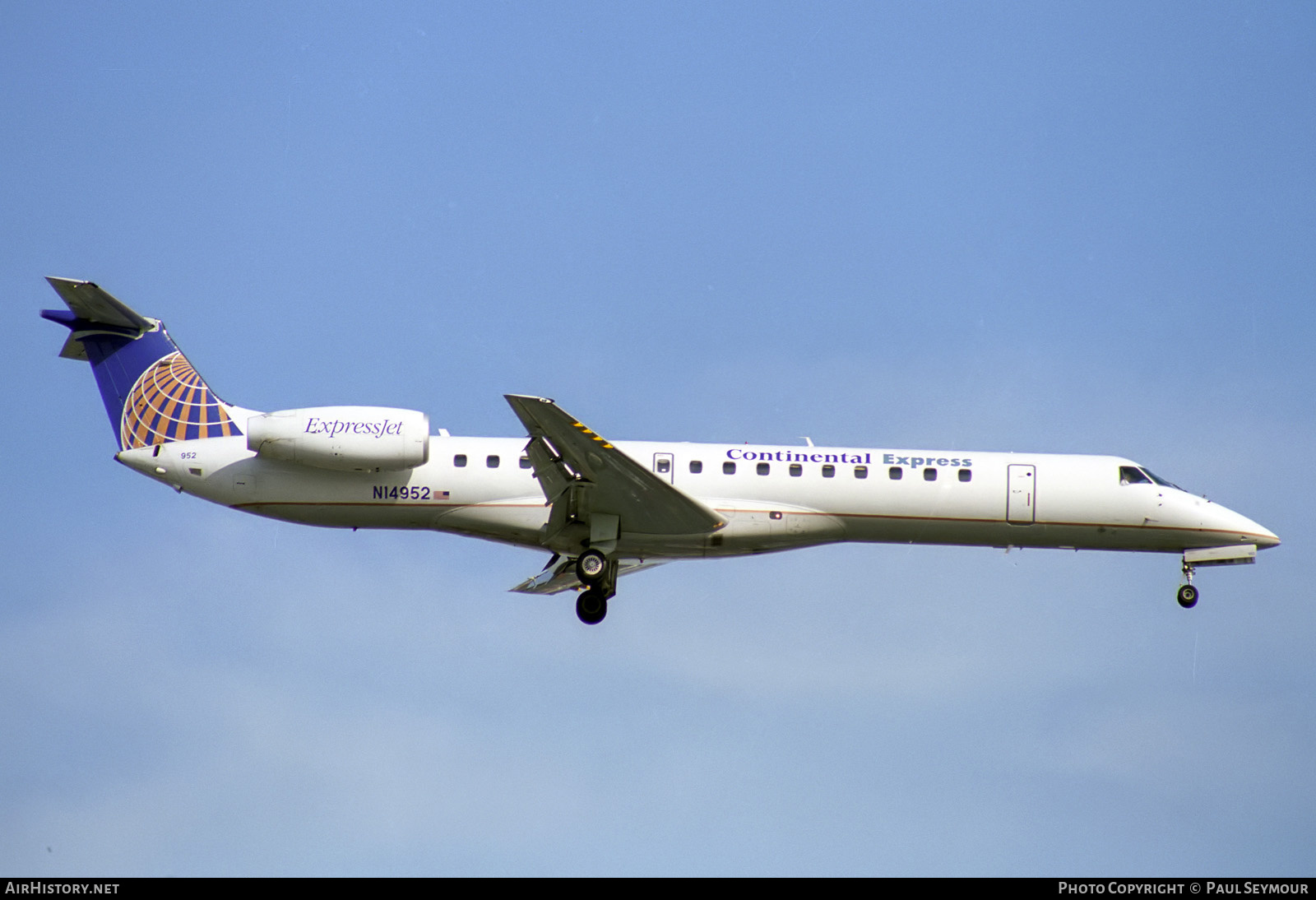 Aircraft Photo of N14952 | Embraer ERJ-145LR (EMB-145LR) | Continental Express | AirHistory.net #483477
