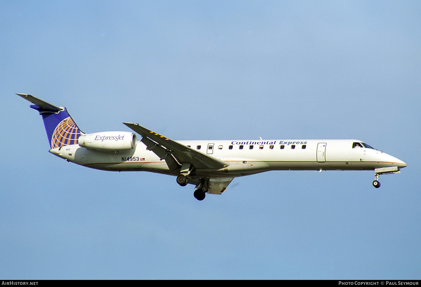 Aircraft Photo of N14953 | Embraer ERJ-145LR (EMB-145LR) | Continental Express | AirHistory.net #483478