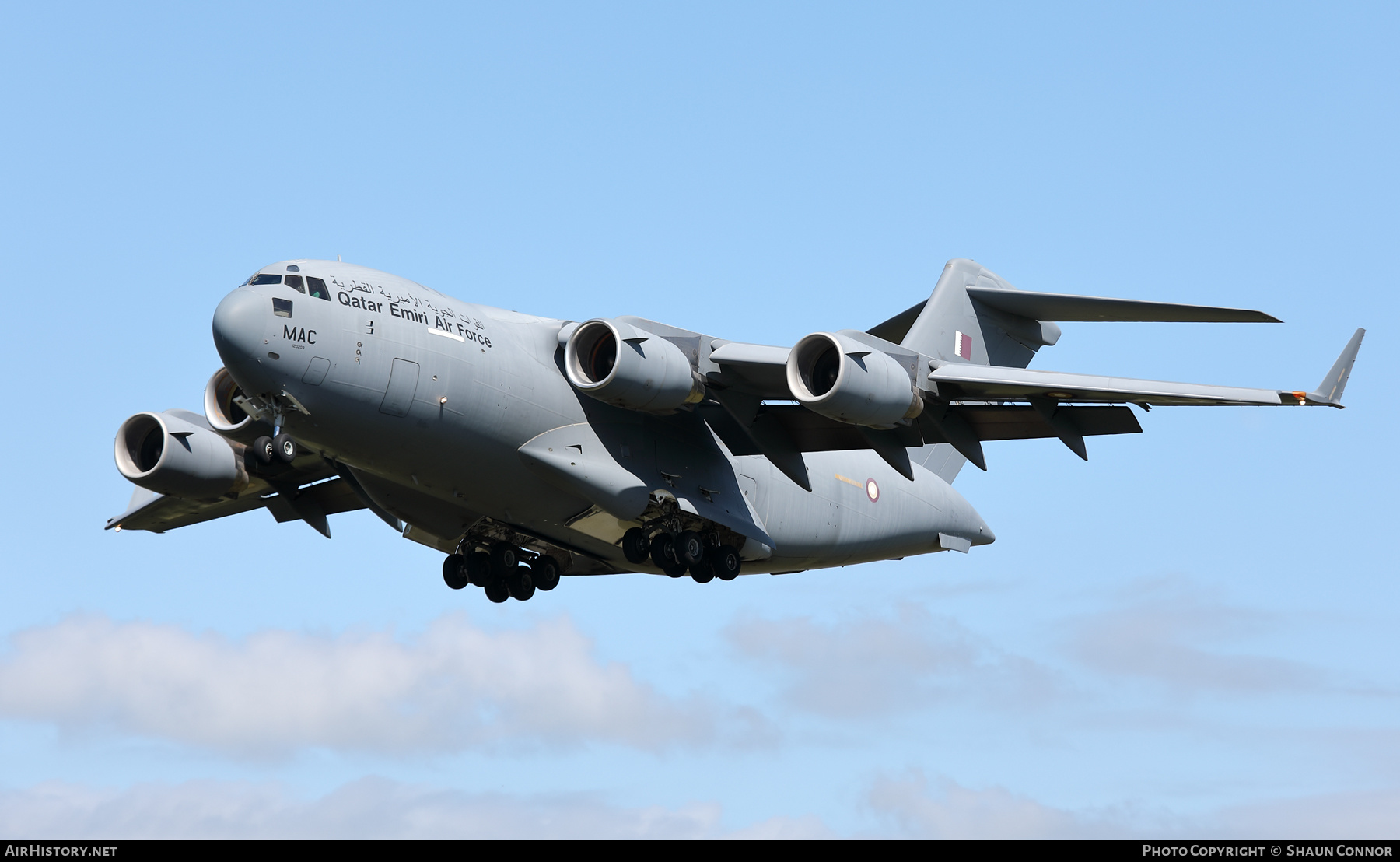 Aircraft Photo of A7-MAC | Boeing C-17A Globemaster III | Qatar - Air Force | AirHistory.net #483482