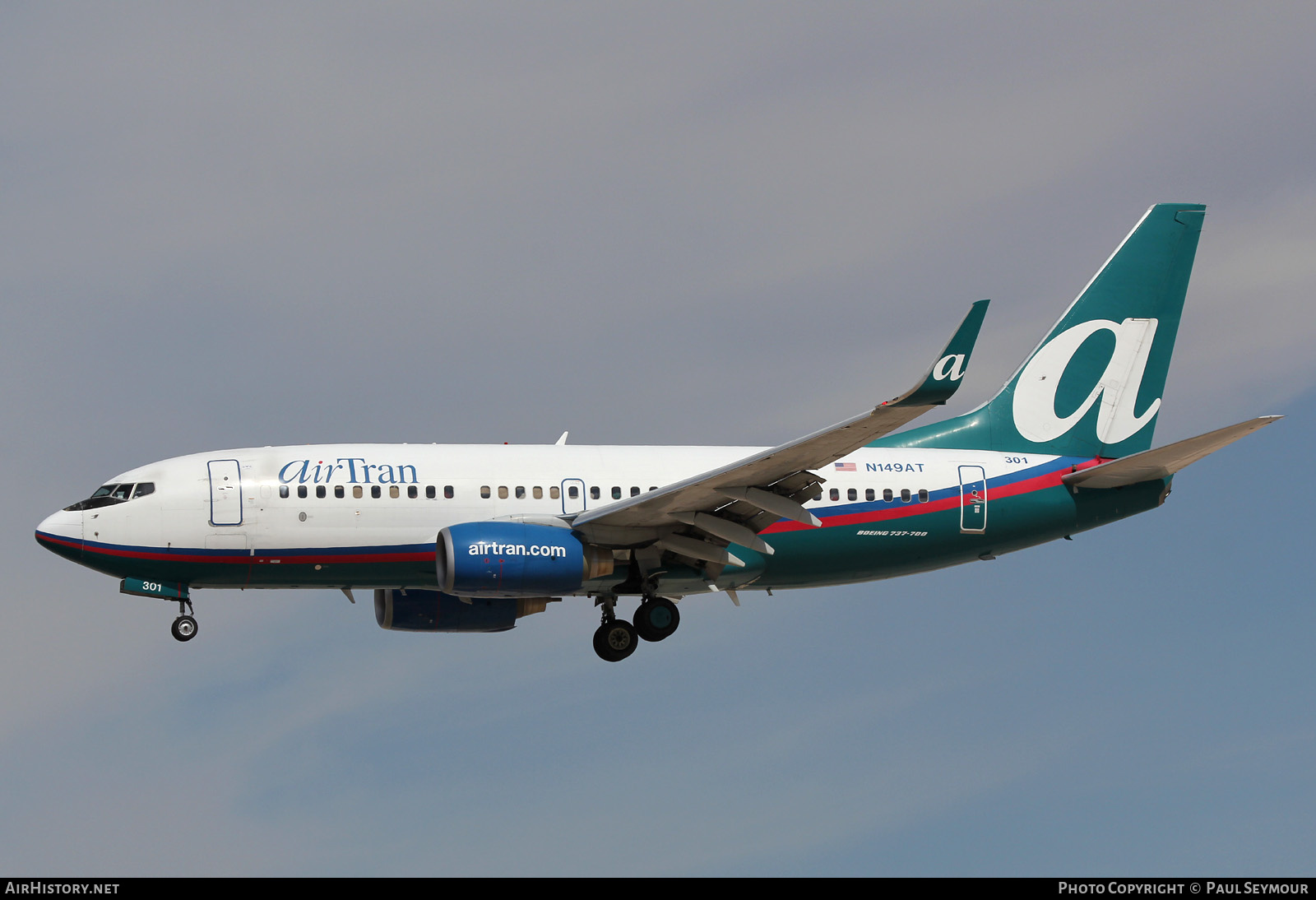 Aircraft Photo of N149AT | Boeing 737-76N | AirTran | AirHistory.net #483486