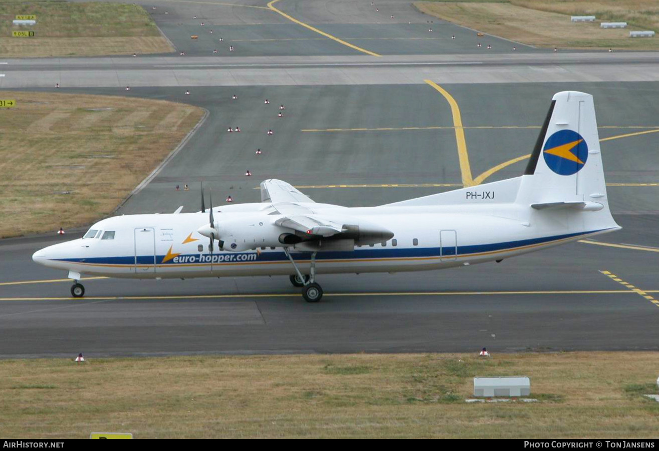 Aircraft Photo of PH-JXJ | Fokker 50 | Euro-Hopper | AirHistory.net #483488
