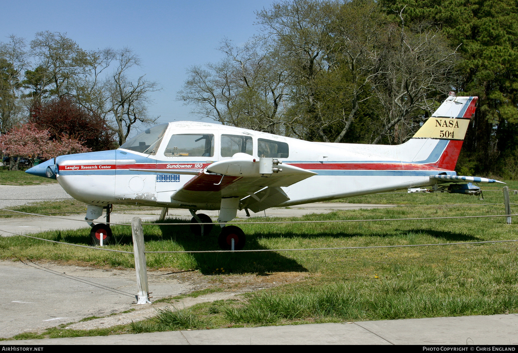 Aircraft Photo of N504NA | Beech C23 Sundowner 180 | NASA - National Aeronautics and Space Administration | AirHistory.net #483494