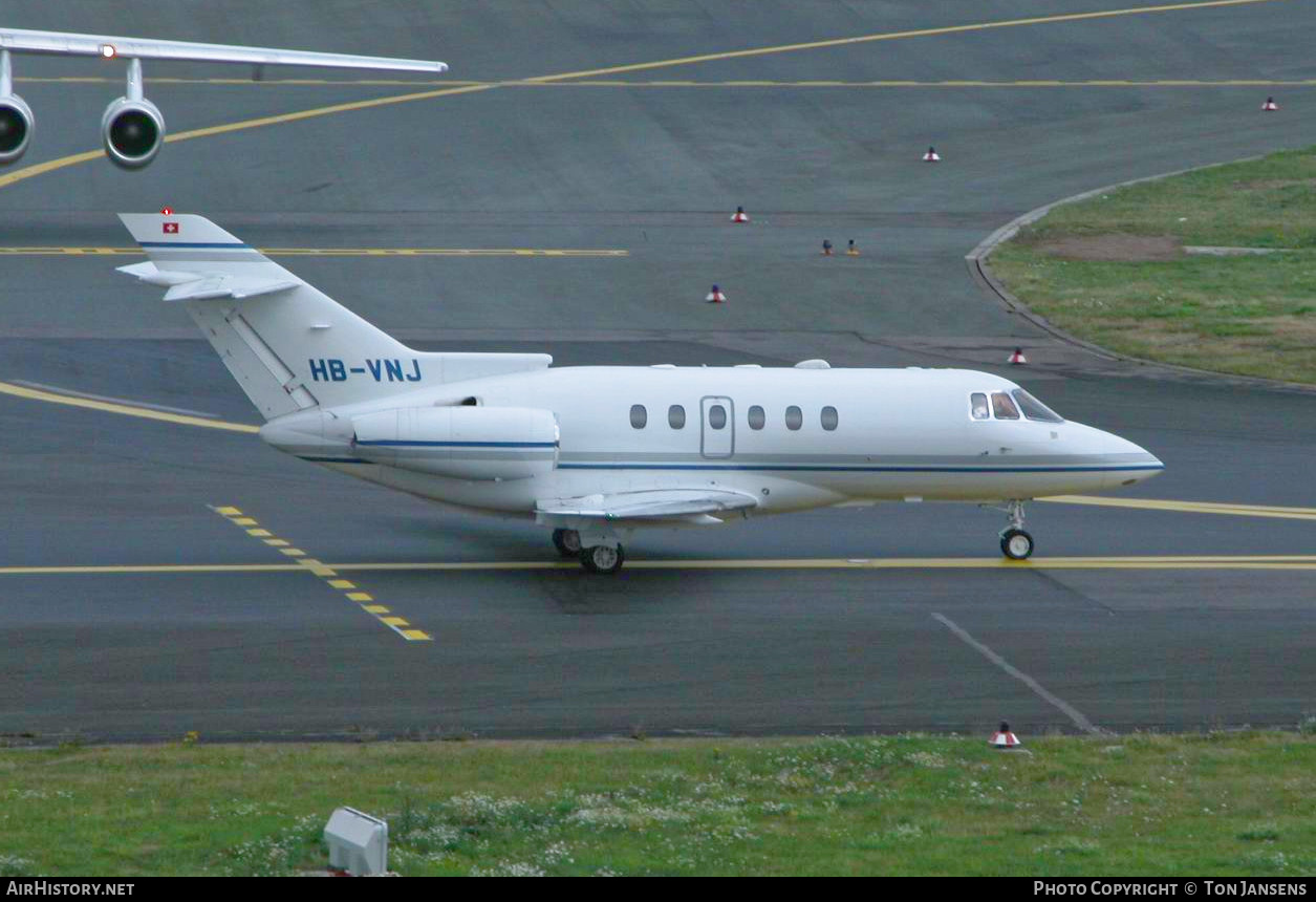 Aircraft Photo of HB-VNJ | Raytheon Hawker 800XP | AirHistory.net #483499