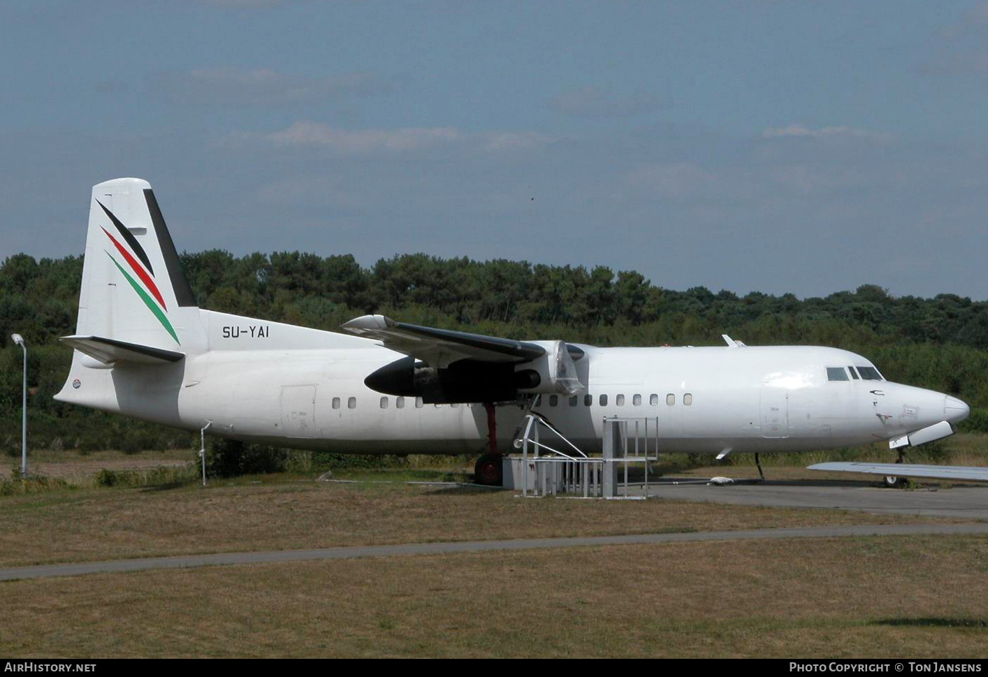 Aircraft Photo of SU-YAI | Fokker 50 | AirHistory.net #483508