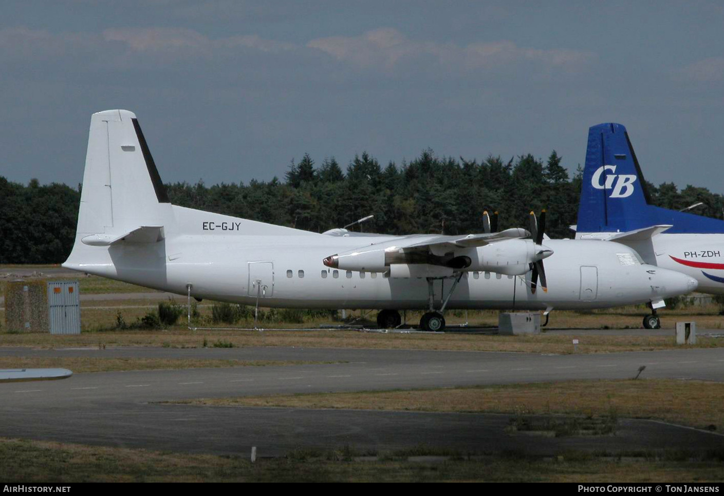 Aircraft Photo of EC-GJY | Fokker 50 | AirHistory.net #483509