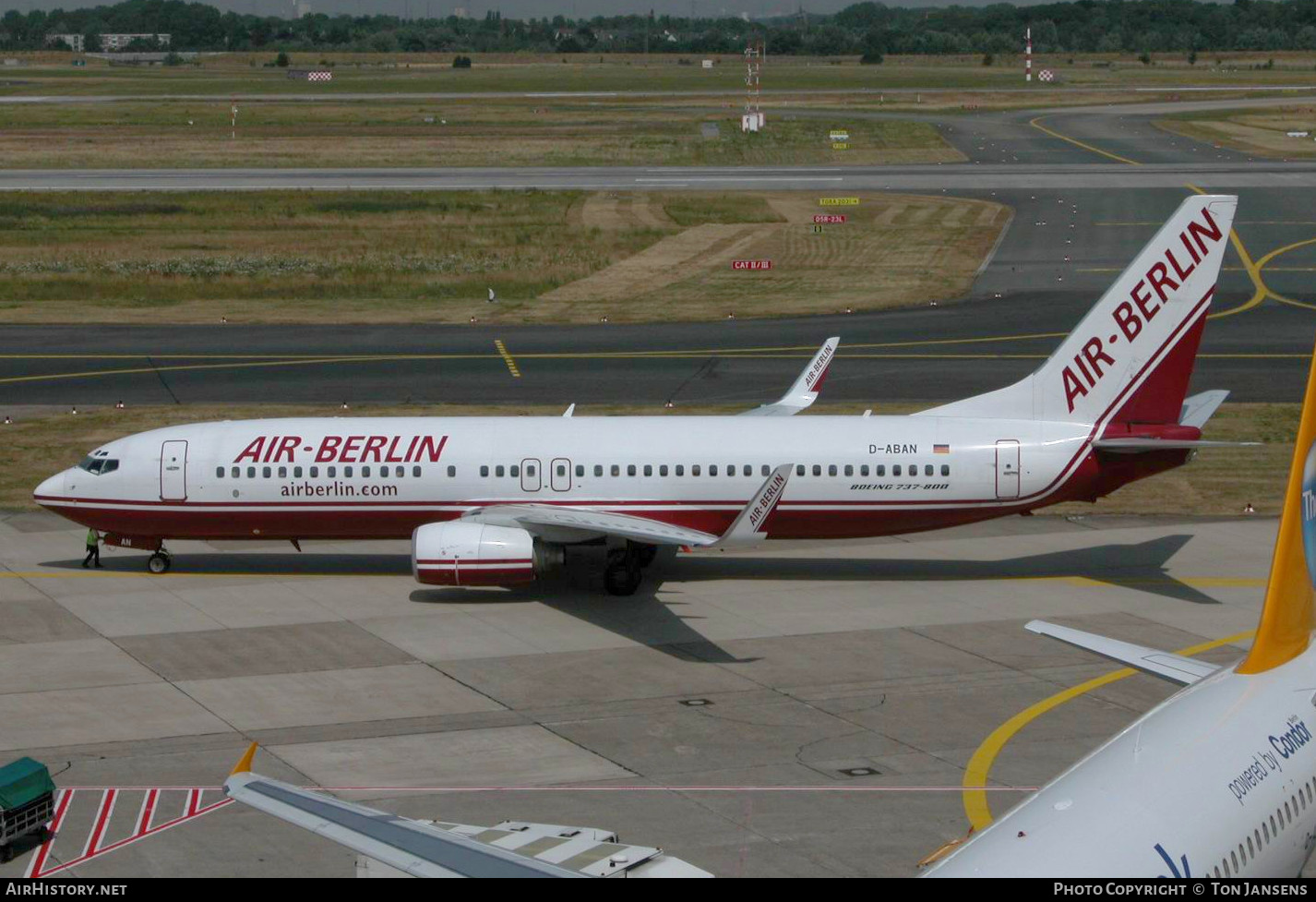 Aircraft Photo of D-ABAN | Boeing 737-86J | Air Berlin | AirHistory.net #483510