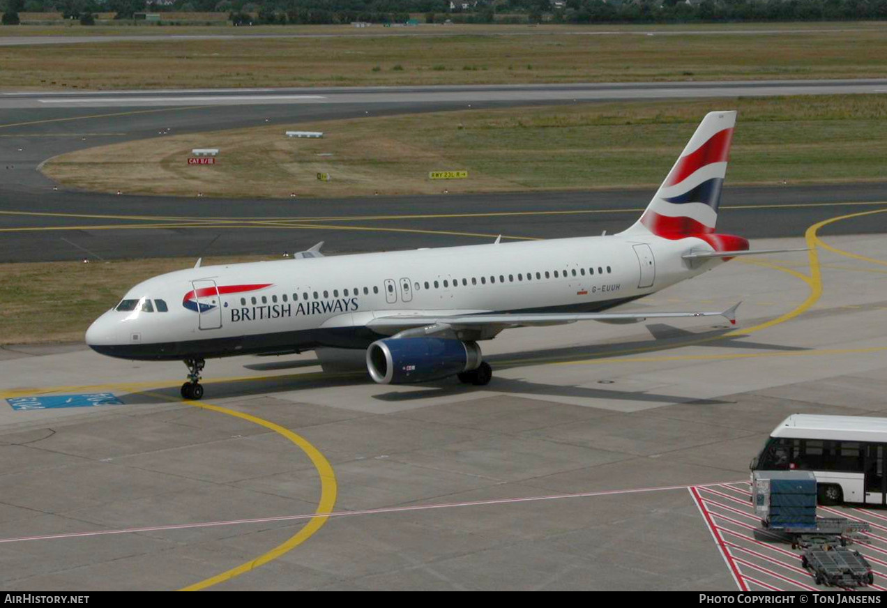 Aircraft Photo of G-EUUH | Airbus A320-232 | British Airways | AirHistory.net #483516
