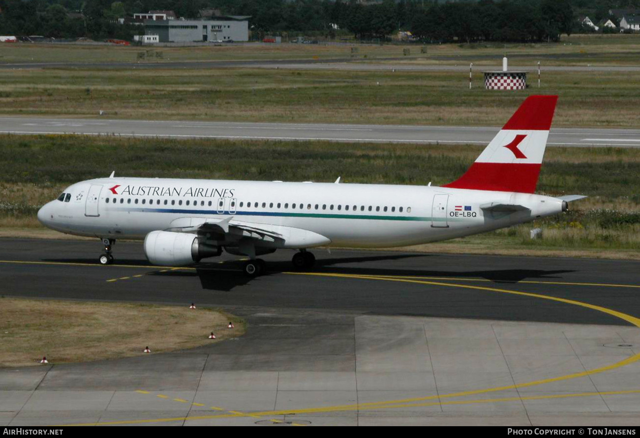 Aircraft Photo of OE-LBQ | Airbus A320-214 | Austrian Airlines | AirHistory.net #483518