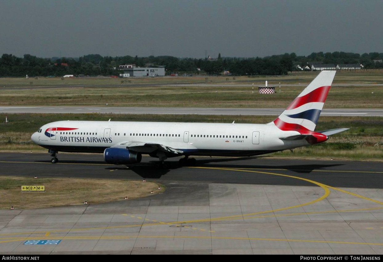 Aircraft Photo of G-BNWY | Boeing 767-336/ER | British Airways | AirHistory.net #483520