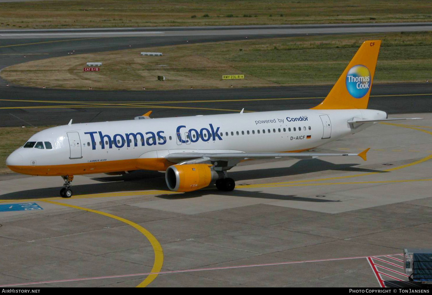 Aircraft Photo of D-AICF | Airbus A320-212 | Thomas Cook Airlines | AirHistory.net #483522