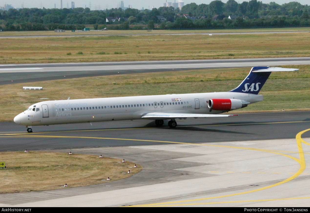 Aircraft Photo of OY-KHC | McDonnell Douglas MD-82 (DC-9-82) | Scandinavian Airlines - SAS | AirHistory.net #483524