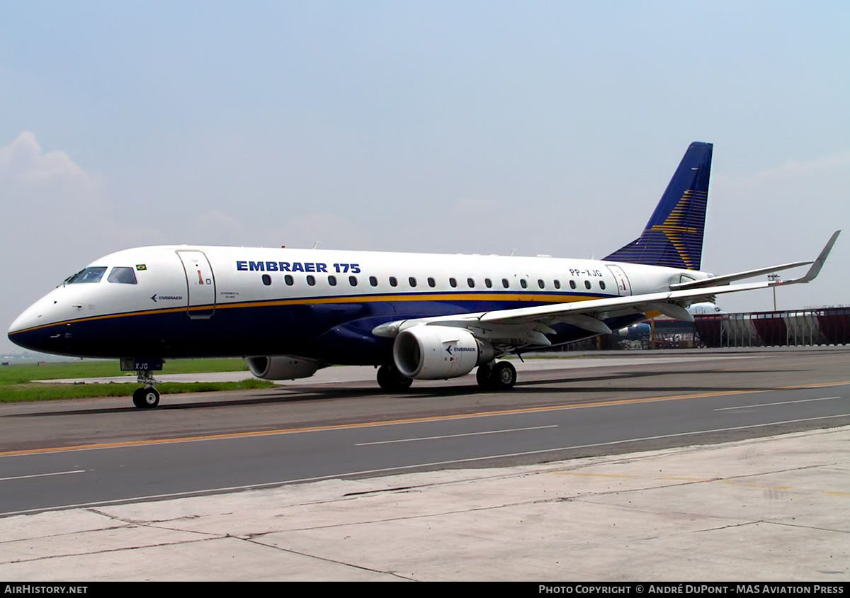 Aircraft Photo of PP-XJG | Embraer 175LR (ERJ-170-200LR) | Embraer | AirHistory.net #483531