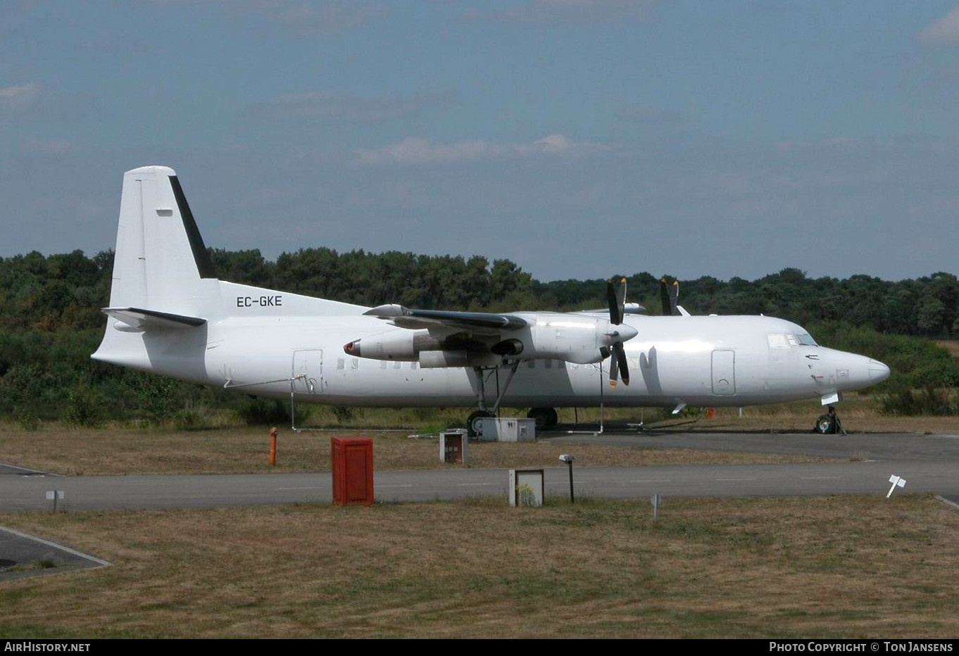 Aircraft Photo of EC-GKE | Fokker 50 | AirHistory.net #483535