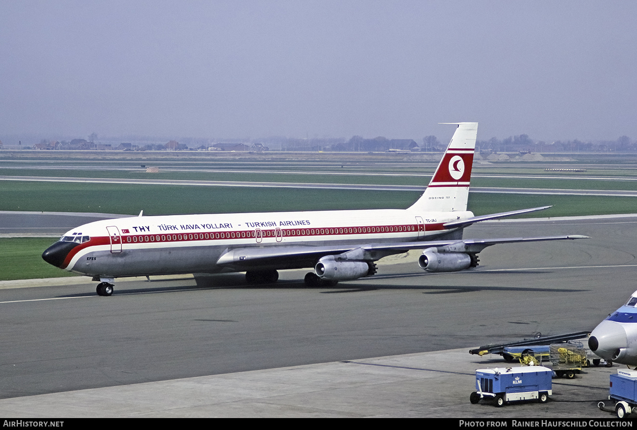Aircraft Photo of TC-JAJ | Boeing 707-321 | THY Türk Hava Yolları - Turkish Airlines | AirHistory.net #483559
