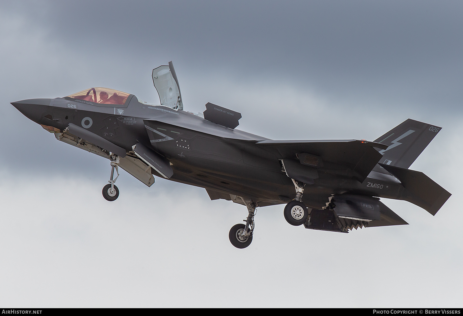 Aircraft Photo of ZM160 | Lockheed Martin F-35B Lightning II | UK - Air Force | AirHistory.net #483563