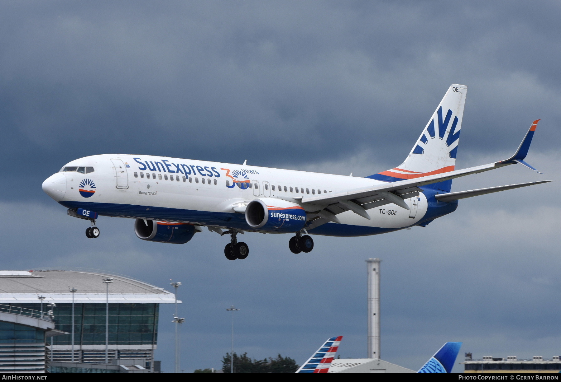 Aircraft Photo of TC-SOE | Boeing 737-800 | SunExpress | AirHistory.net #483583