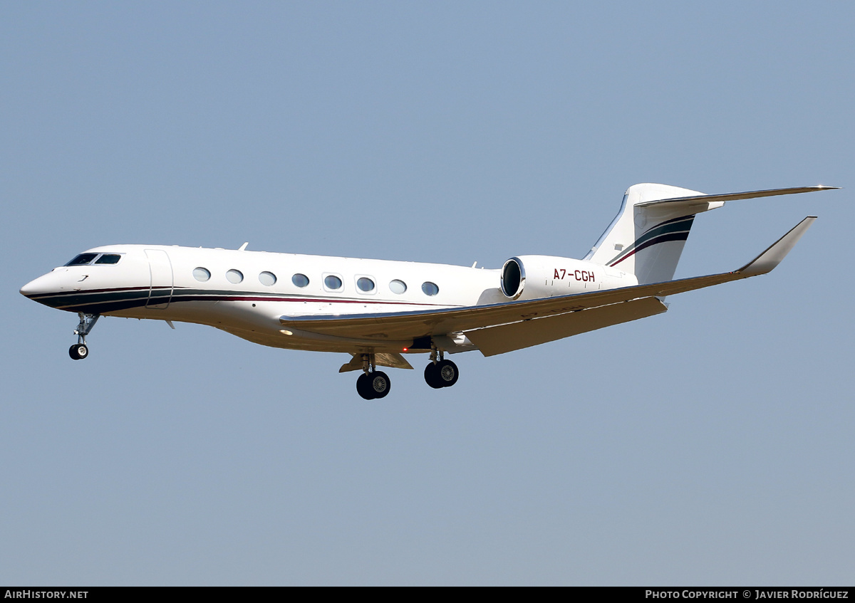 Aircraft Photo of A7-CGH | Gulfstream Aerospace G650ER (G-VI) | AirHistory.net #483616