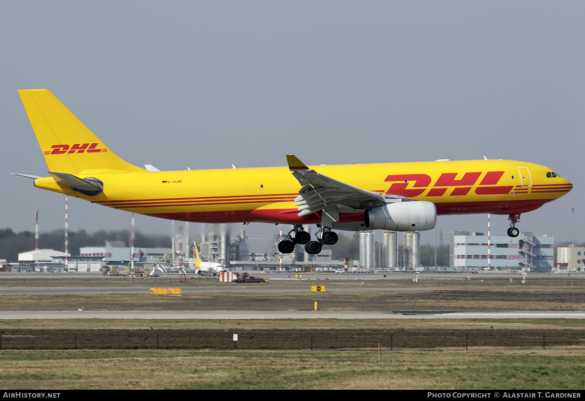 Aircraft Photo of D-ALMD | Airbus A330-243F | DHL International | AirHistory.net #483622