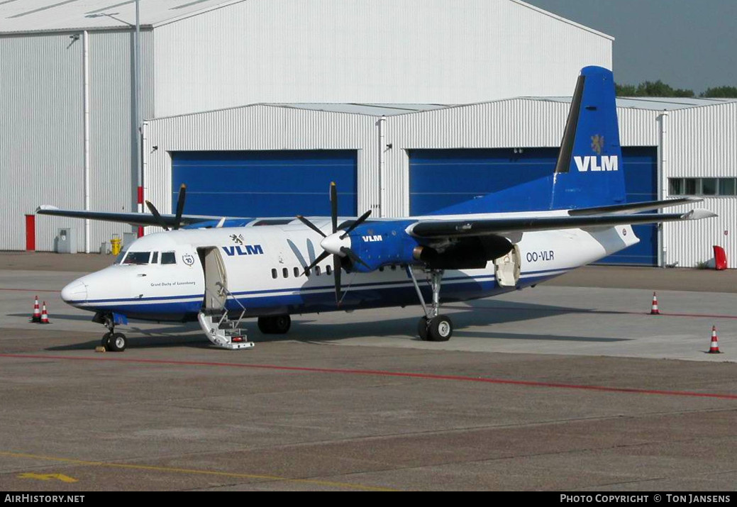 Aircraft Photo of OO-VLR | Fokker 50 | VLM Airlines | AirHistory.net #483624