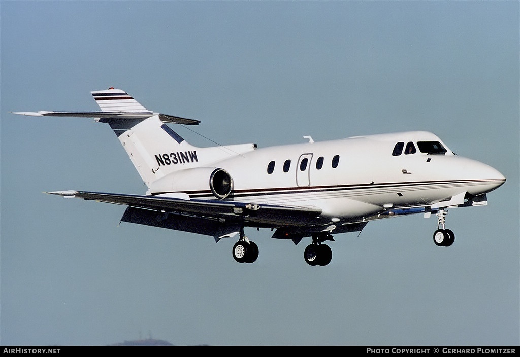 Aircraft Photo of N831NW | Hawker Siddeley HS-125-400A/731 | AirHistory.net #483635