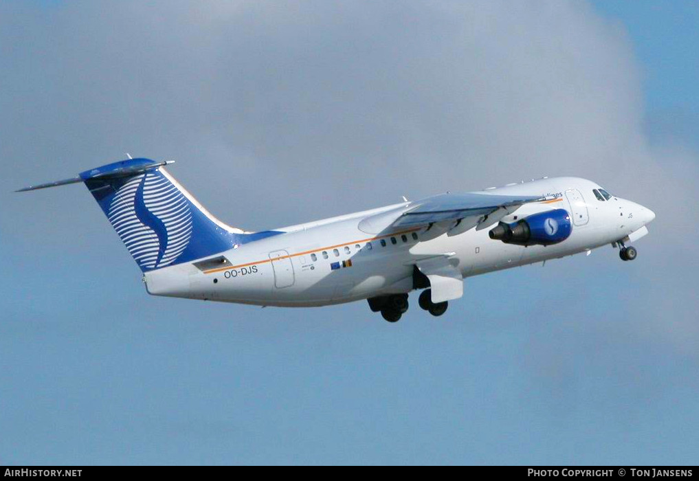 Aircraft Photo of OO-DJS | British Aerospace Avro 146-RJ85 | SN Brussels Airlines | AirHistory.net #483651