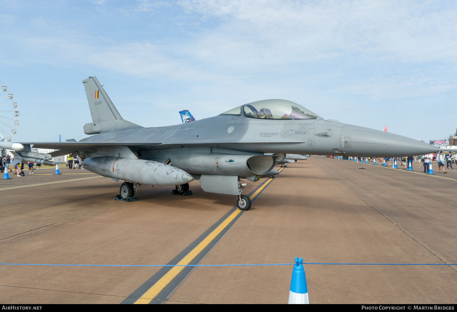 Aircraft Photo of FA119 | General Dynamics F-16AM Fighting Falcon | Belgium - Air Force | AirHistory.net #483665