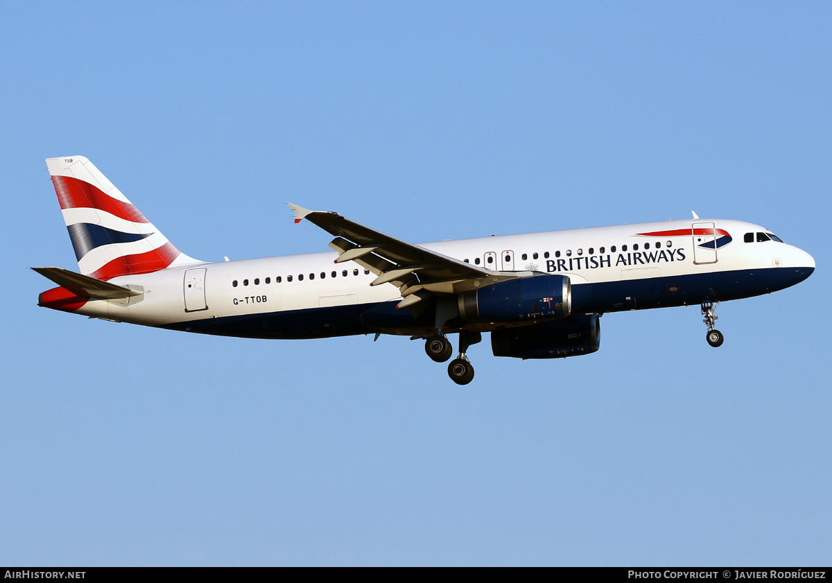 Aircraft Photo of G-TTOB | Airbus A320-232 | British Airways | AirHistory.net #483680