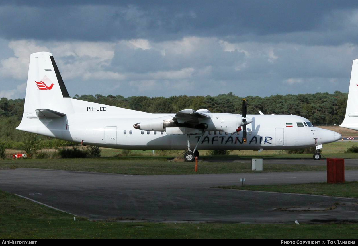 Aircraft Photo of PH-JCE | Fokker 50 | Taftan Air | AirHistory.net #483705