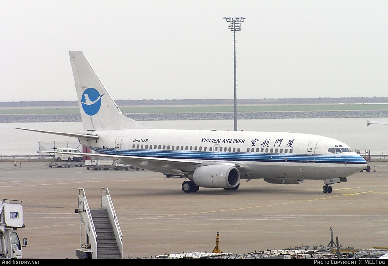 Aircraft Photo of B-5028 | Boeing 737-75C | Xiamen Airlines | AirHistory.net #483709