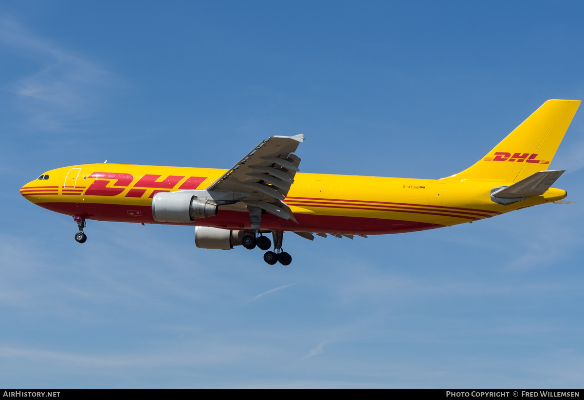 Aircraft Photo of D-AEAQ | Airbus A300B4-622R(F) | DHL International | AirHistory.net #483766