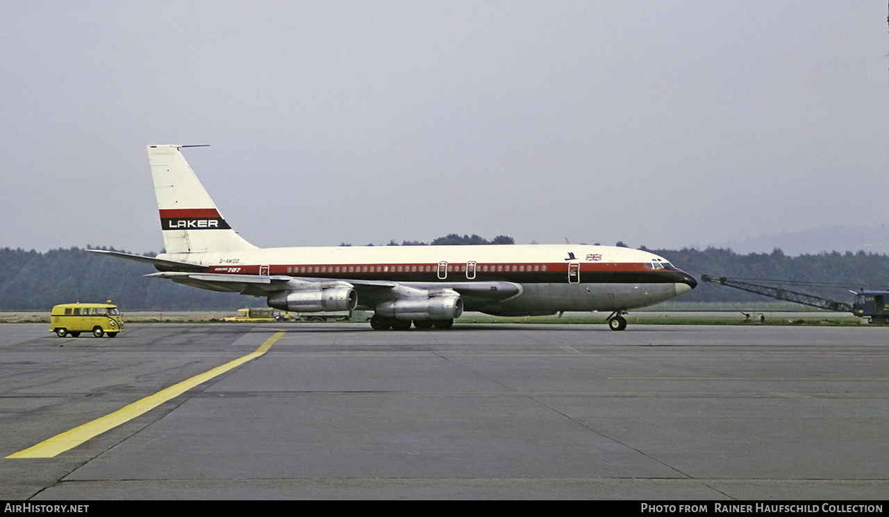 Aircraft Photo of G-AWDG | Boeing 707-138B | Laker Airways | AirHistory.net #483779