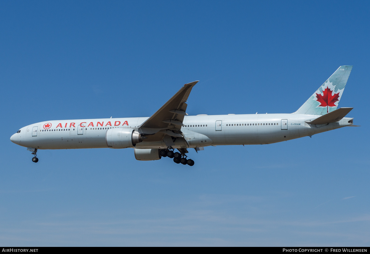 Aircraft Photo of C-FRAM | Boeing 777-333/ER | Air Canada | AirHistory.net #483783