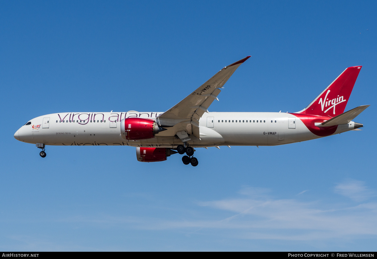 Aircraft Photo of G-VMAP | Boeing 787-9 Dreamliner | Virgin Atlantic Airways | AirHistory.net #483792