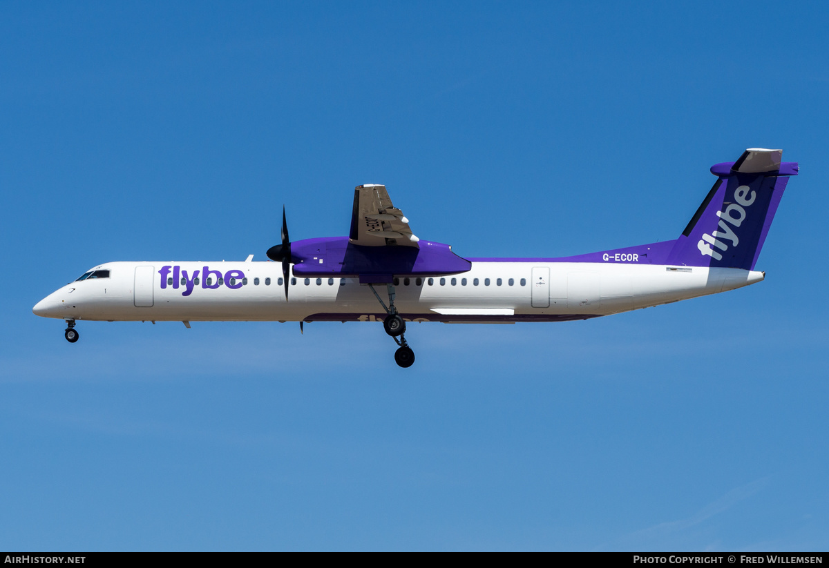 Aircraft Photo of G-ECOR | Bombardier DHC-8-402 Dash 8 | Flybe | AirHistory.net #483798